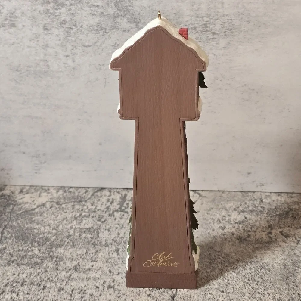 2014 Santa's Grandfather Clock Hallmark KOC Member Exclusive New